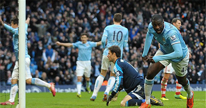 Man City chật vật giành 3 điểm trước Stoke